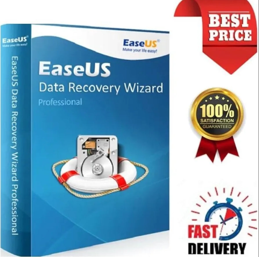 EaseUS Data Recovery Wizard Professional 2026 Key - LIFETIME - INSTANT DELIVERY